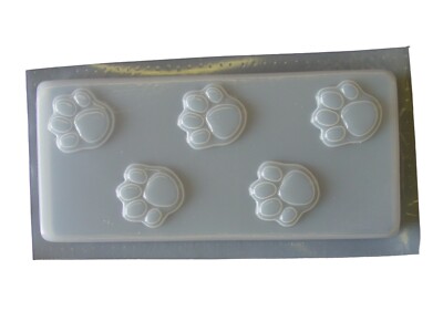 Paw Print Straight Border Edging Concrete Mold 5026 Moldcreations