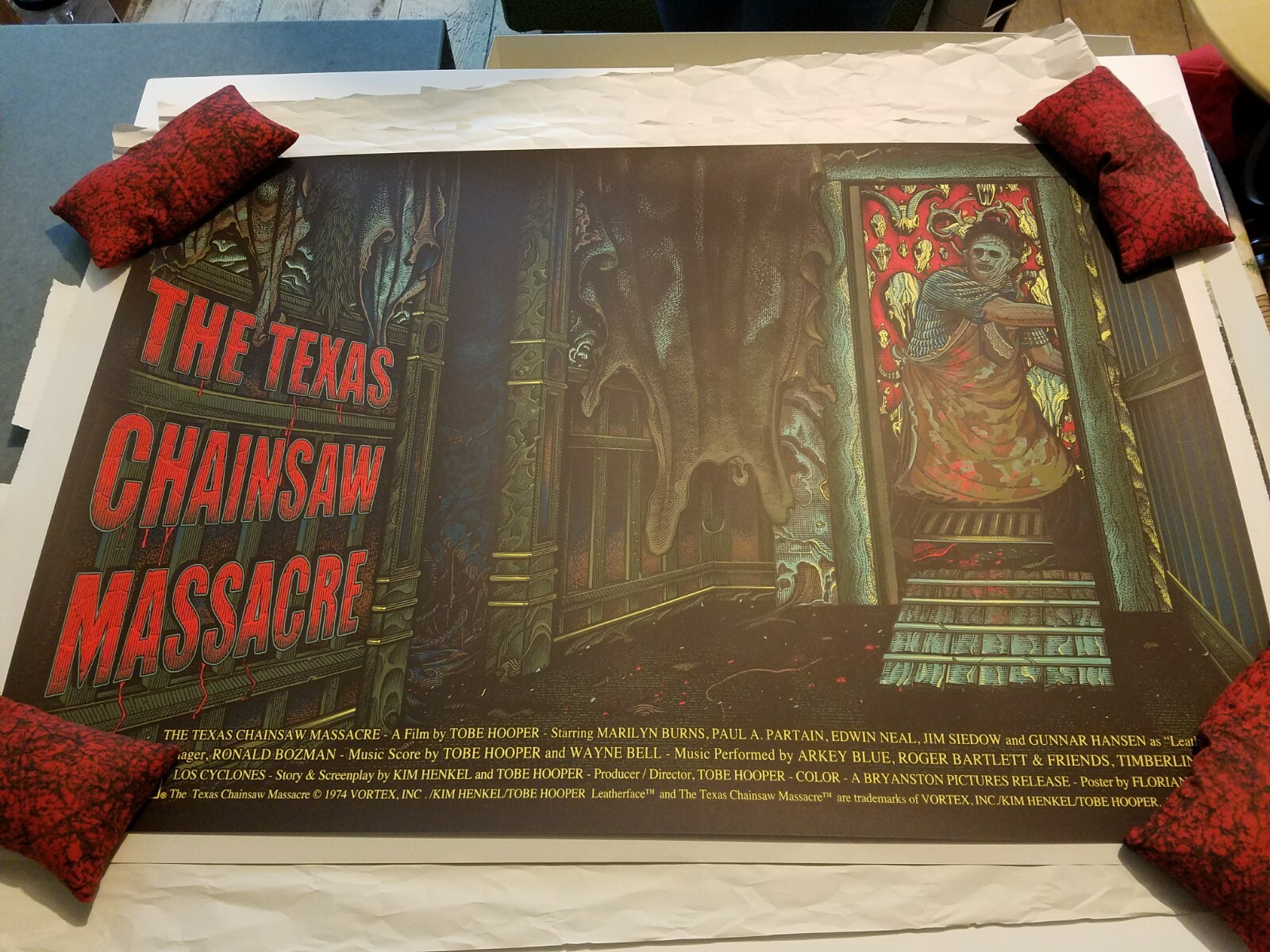 The Texas Chainsaw Massacre Movie Print Poster Mondo Leatherface Florian Bertmerのebay公認海外通販 セカイモン