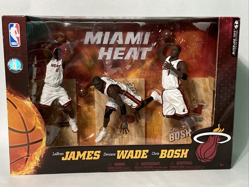 【希少】Mcfarlane Heat  championship 3pack McFarlane Toys NBA Miami Heat Championship 3-pack Lebron