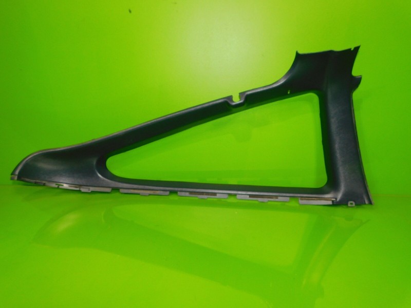 88-91 Civic CRX OEM driver left back rear 1/4 quarter window cover panel blue