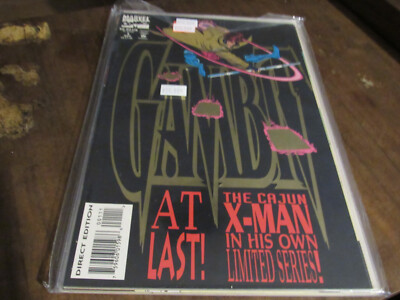 Gambit #1 2 3 4 Marvel X-men Mini Series Comic Book Set 1-4 Complete 1993