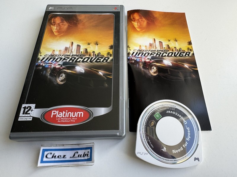 Need For Speed Undercover - Platinum - Sony Psp - Fr - Avec Notice