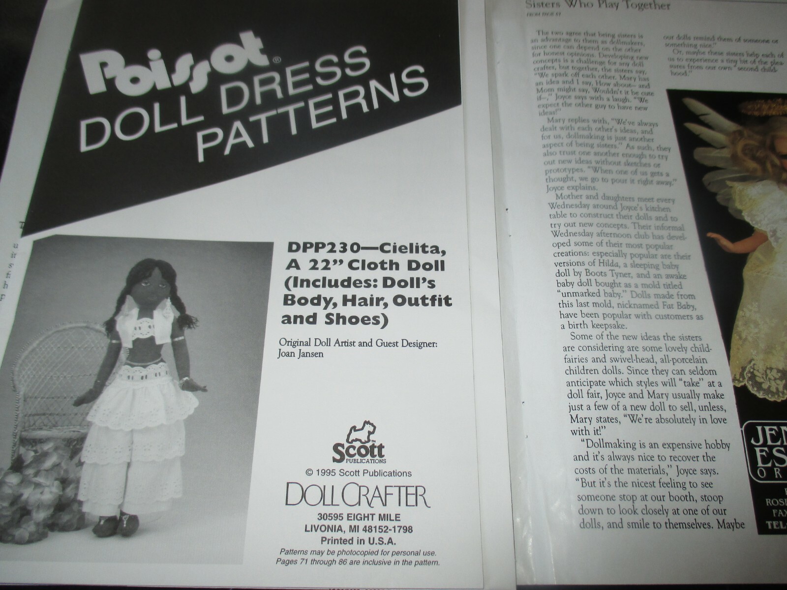 Doll Crafter VINTAGE 22