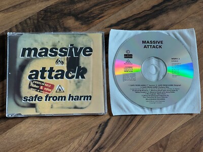 MASSIVE ATTACK Safe From Harm OOP 1991 UK CD single