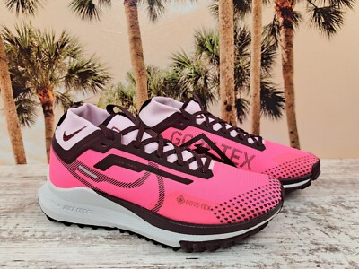 Nike Pegasus Trail 4 GORE-TEX Hiking Shoes Pink FN7769-600 Women's Size 8.5 NEW 