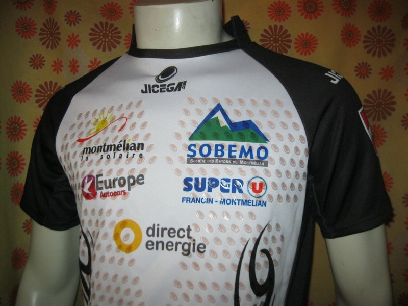 Ancien Maillot De Rugby Jicega Union Sportive Us Montmelian Tl Jersey Shirt Xv