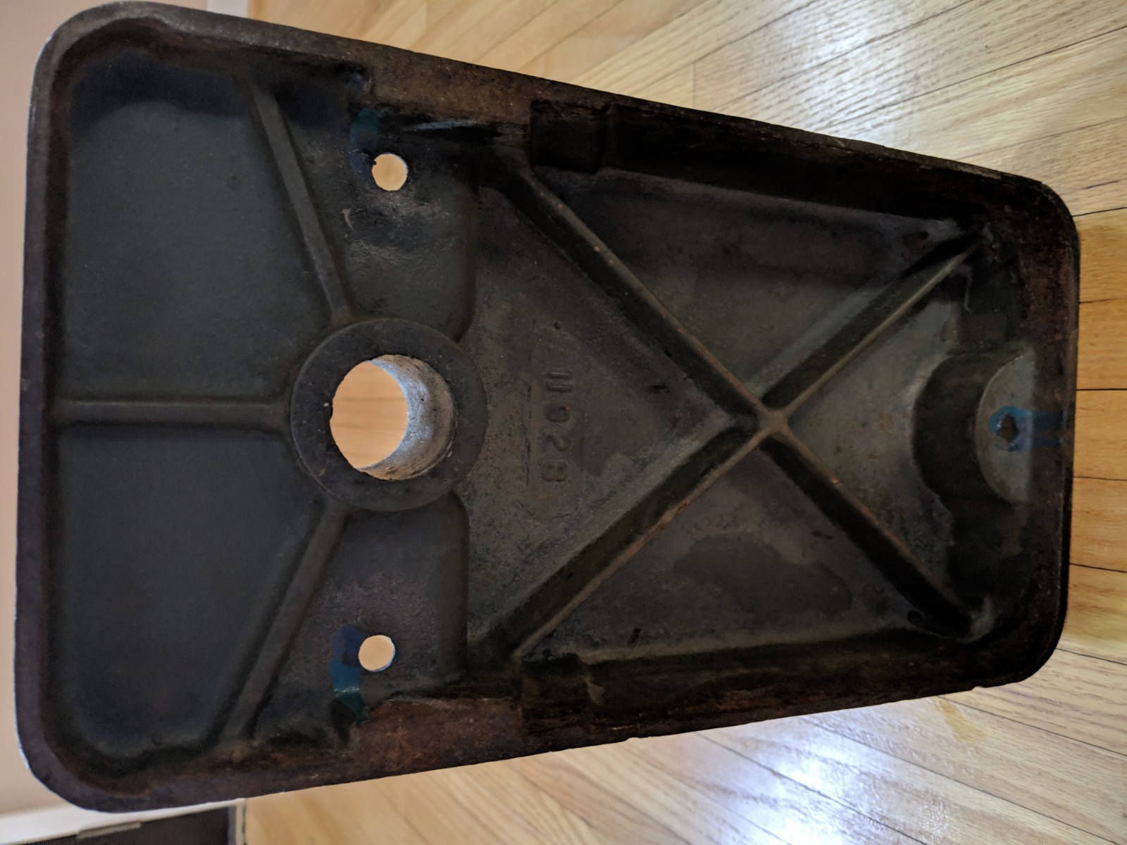 Antique cast iron drill press base Buffalo Forge Company Buffalo NY