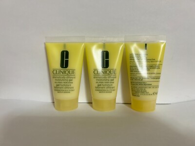 x3 Clinique Dramatically Different Moisturizing Gel 1oz Each Travel Size