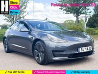 2021 Tesla Model 3 Standard Range Plus Saloon 4dr Electric Auto RWD (241 bhp) SA