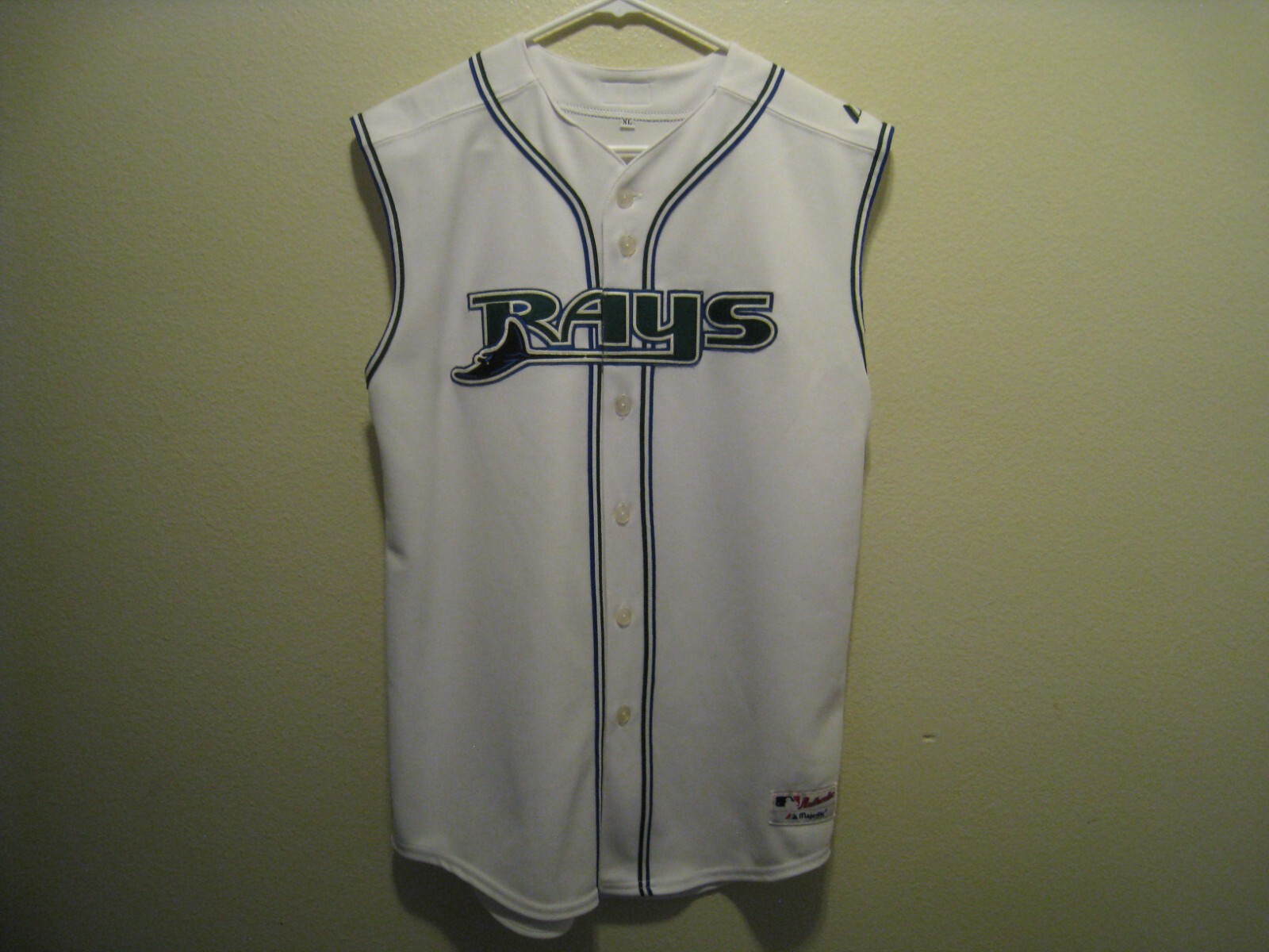 majestic RAYS レイズ　野球　ユニフォーム　MADE IN USA Vintage Tampa Bay Devil Rays Jersey XXL Majestic Baseball