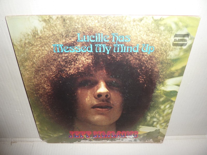 Rare Jeff Simons - Lucille Has Messed My Mind Up . Lp . 1969 Straight Sts 1057