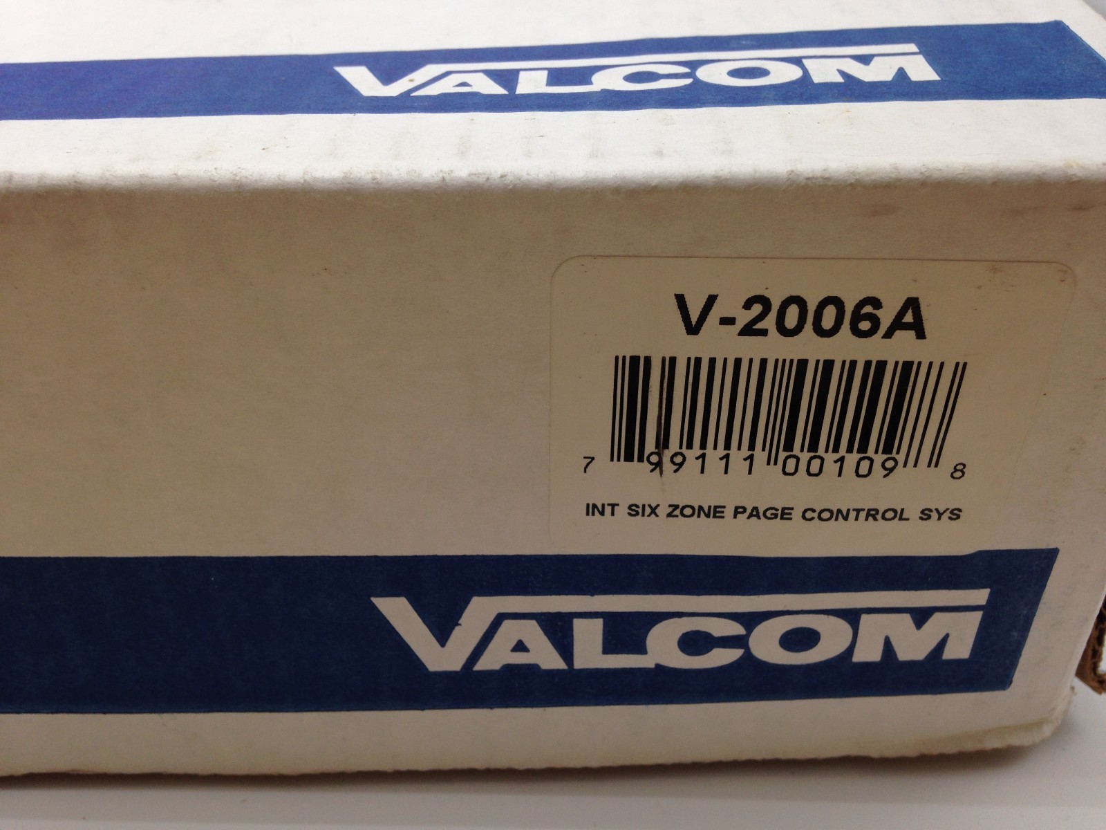 Valcom V-2006A Integrated 6 Zone Page Control Unit