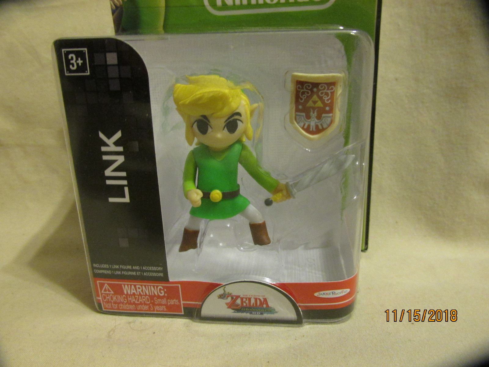 World of Nintendo Toon Link Legend of Zelda Windwaker 2.5 in. Series 1-2