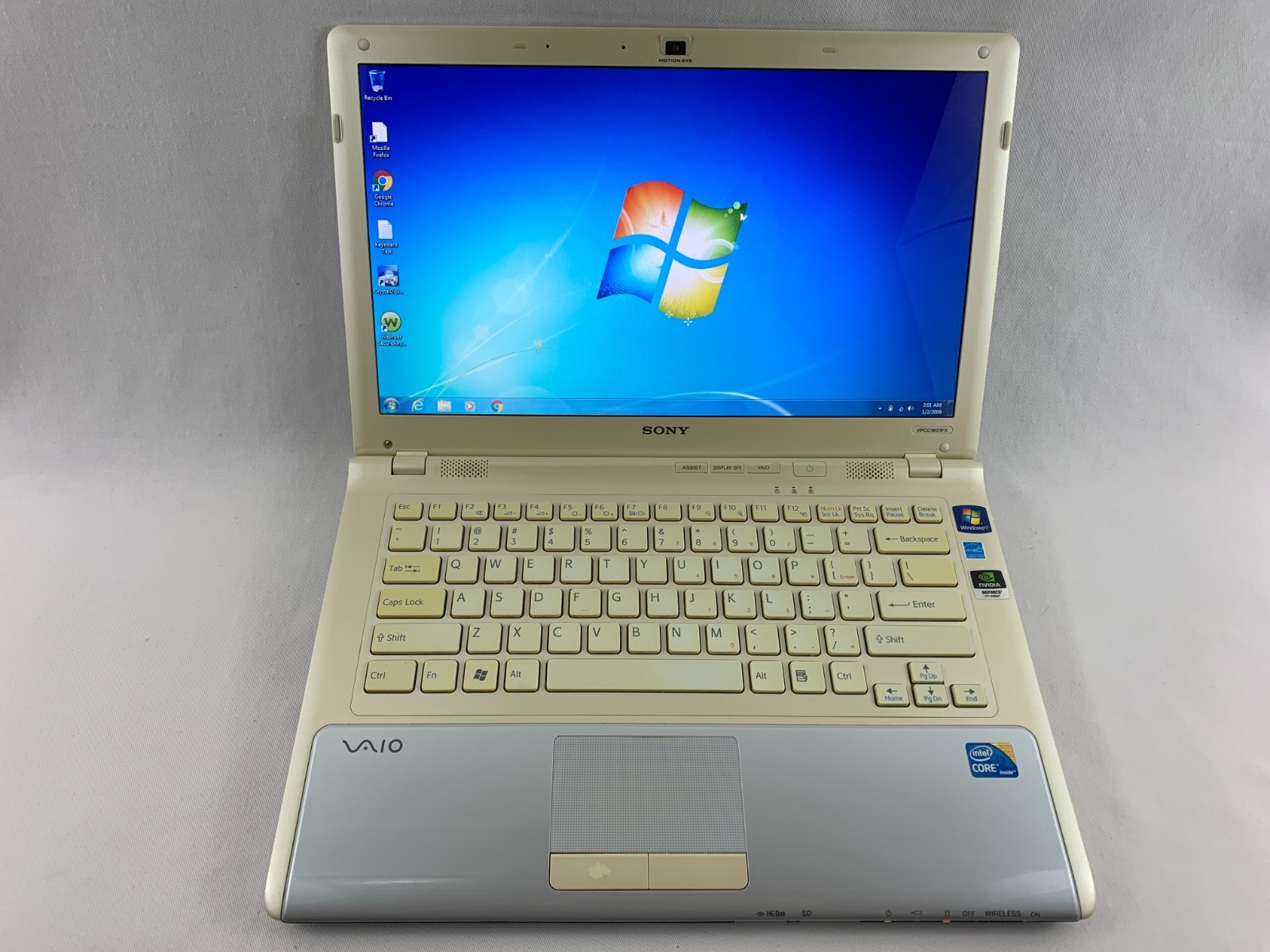 Sony VAIO PCG-61411L White Laptop Intel Core i3 2.13GHz, 4GB