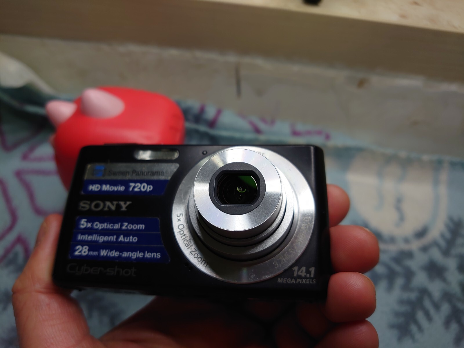 Sony Cyber-shot DSC-W620 14.1MP Digital Camera - Red for sale