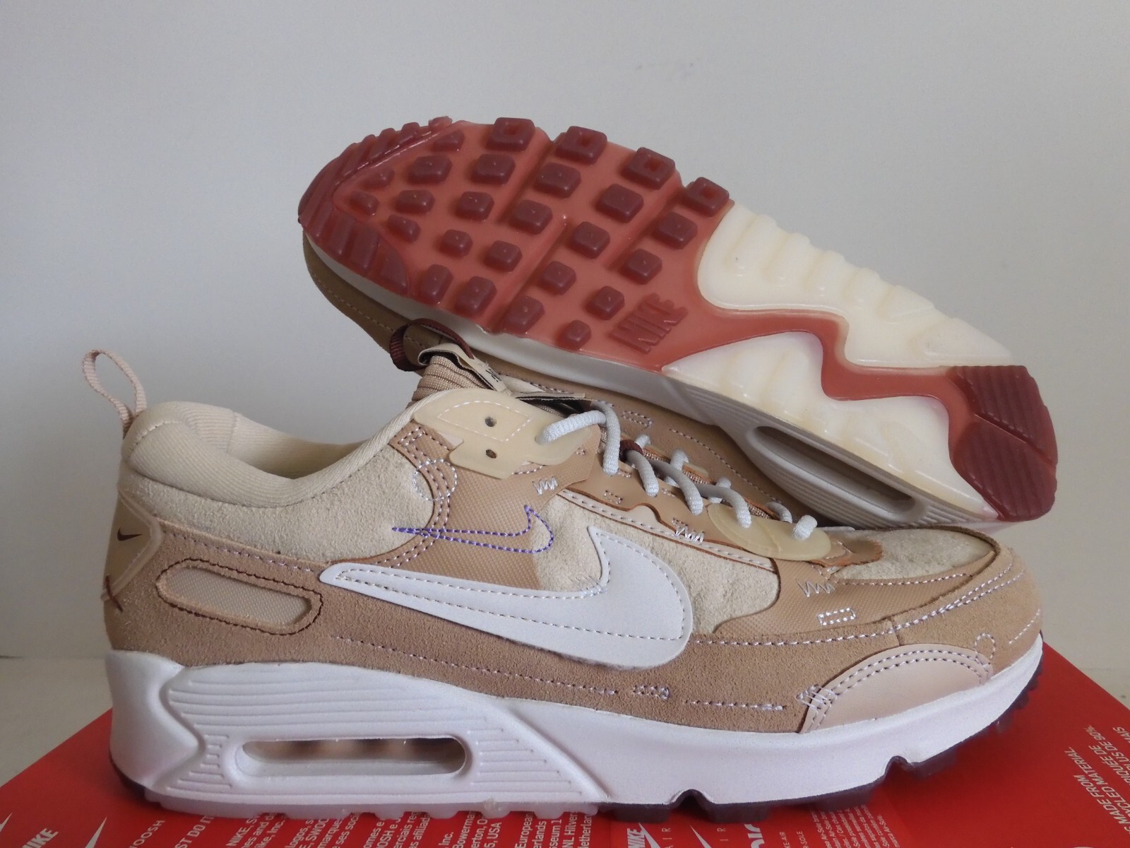 Nike Air Max 90 シューズ US 7.5 New Nike Air Max 90 Women's Size 7.5 - white blue yellow