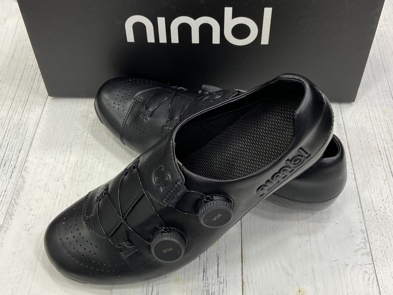 Nimbl Exceed Ultimate Glide Road Cycling Shoes Black (EU39 Nimbl Exceed Ultimate Glide Road Cycling Shoes Black (EU39