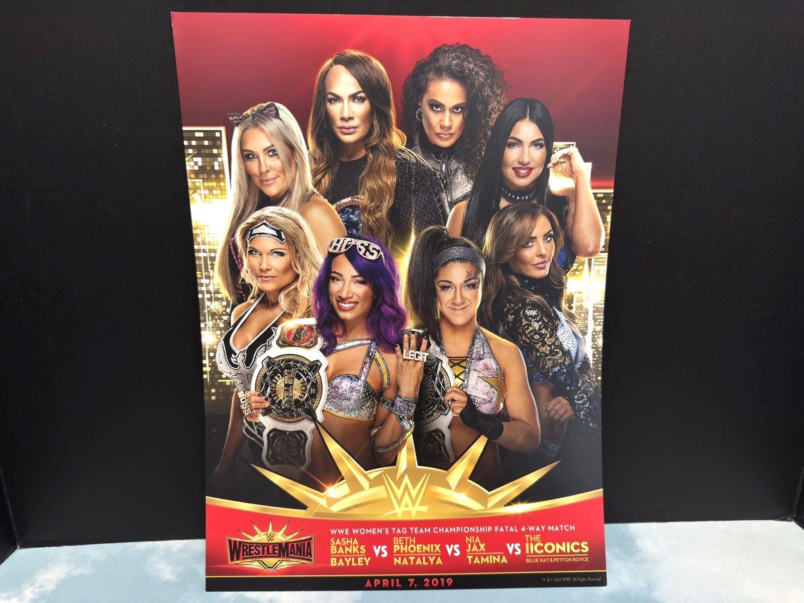 【値下げ】WWE NXTスーパースター　直筆サインポスター 値下げ】WWE NXTスーパースター直筆サインポスター