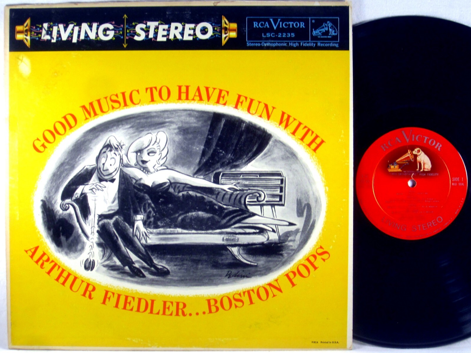 RCA SHADED DOG 1958 Good Music to Have Fun With FIEDLER Classical