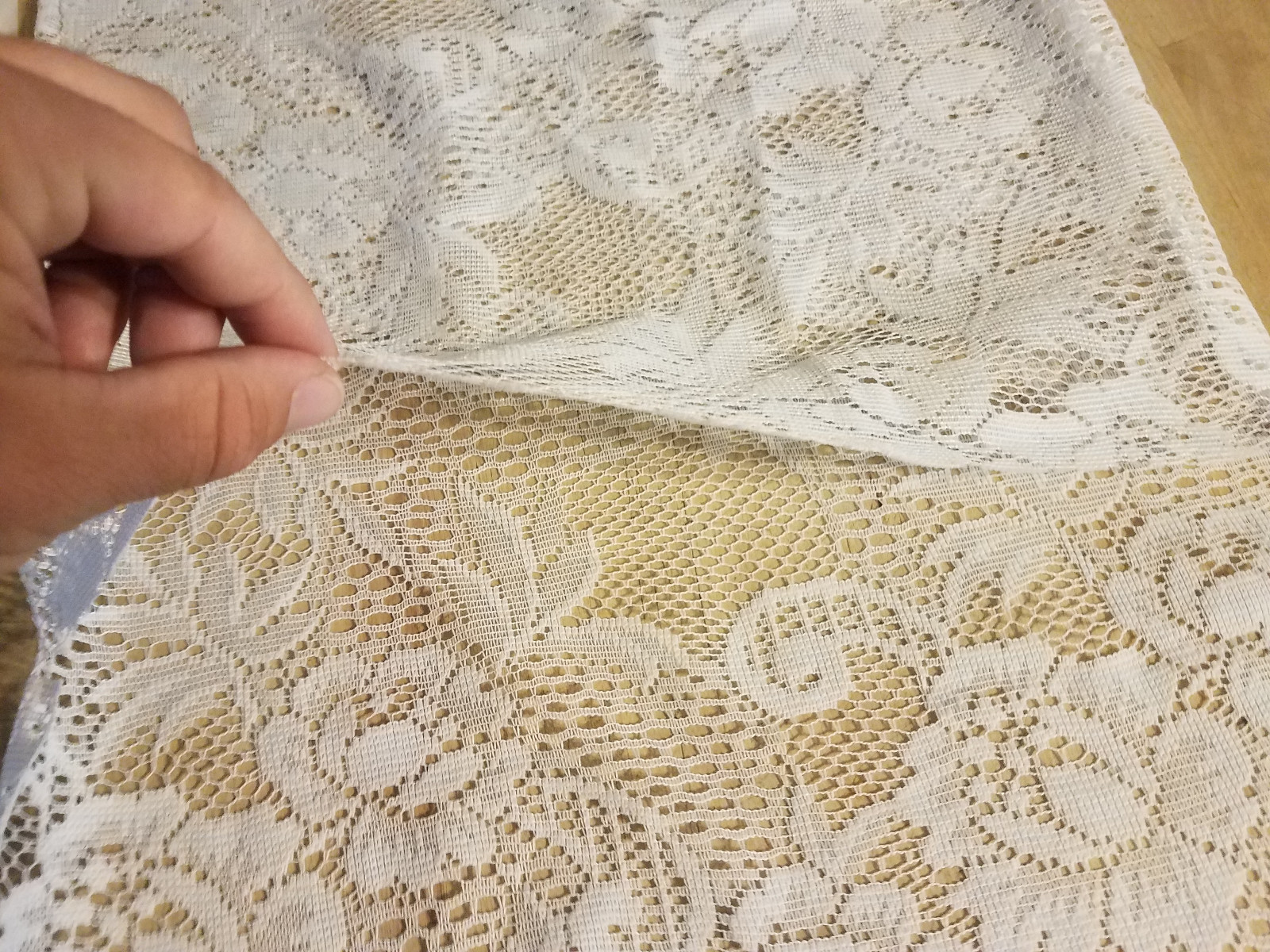 Lace Wedding Chair Covers White Handmade Vintage Floral Pattern Set of 150