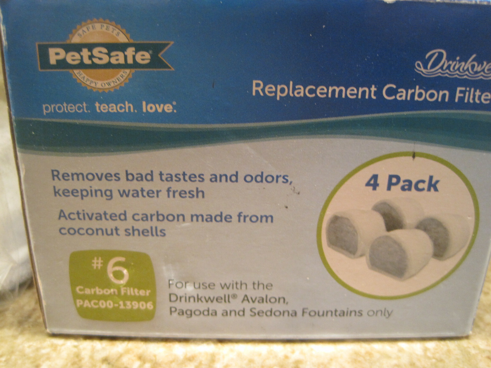 PetSafe Drinkwell Replacement Carbon Filters Dog Cat Ceramic Water Fountain