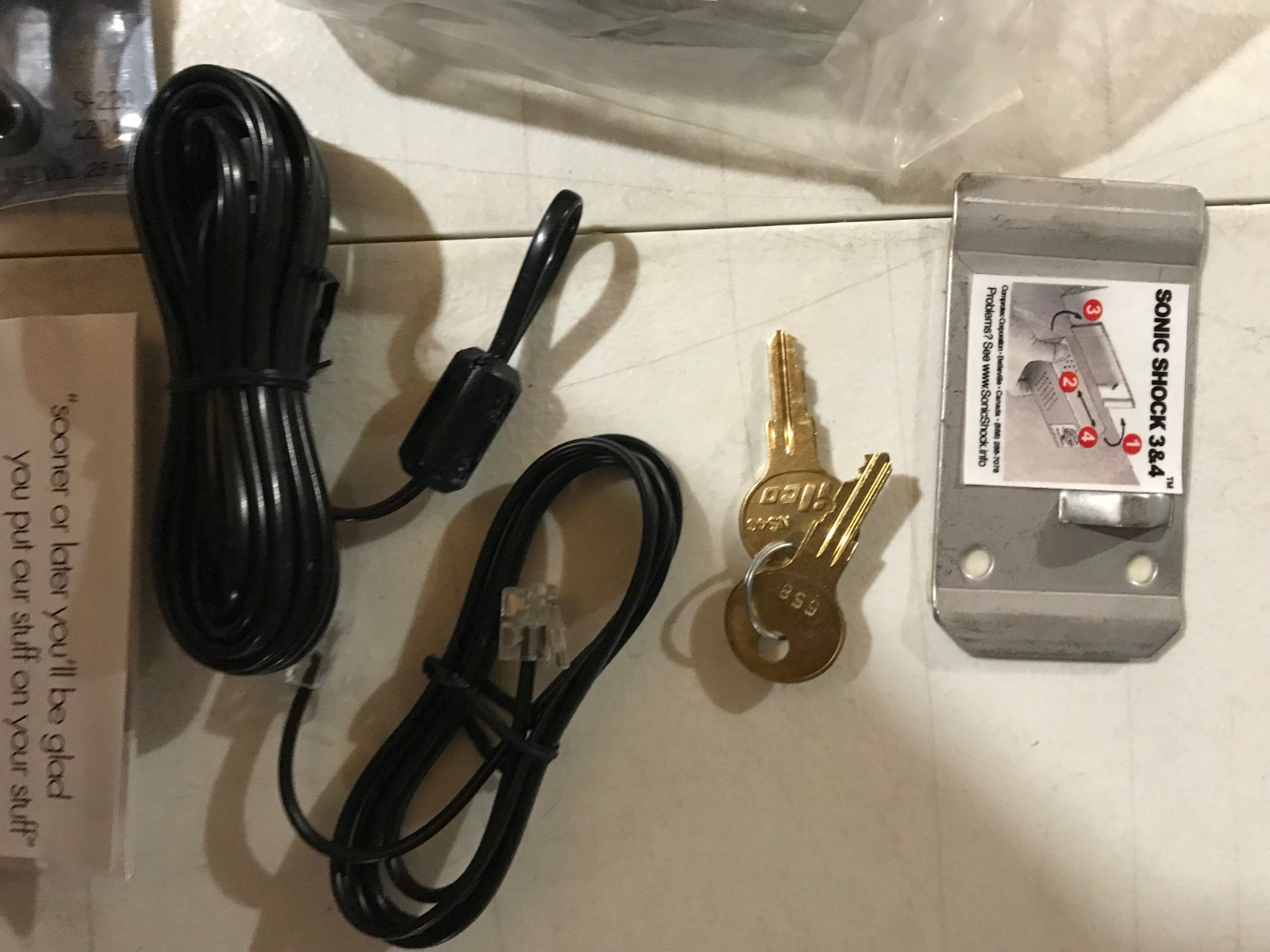 Secure It Sonic Shock 4 Video and Computer Anti Theft Security Alarm