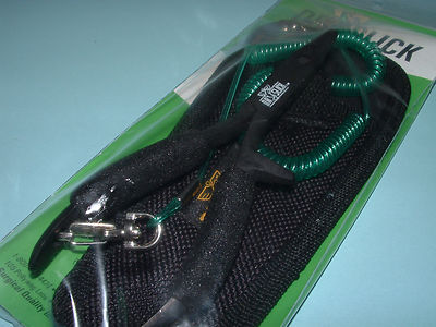 Dr Slick Black Chain Nose Pliers Cutter Holster & Lanyard 6'' PCNB6FX