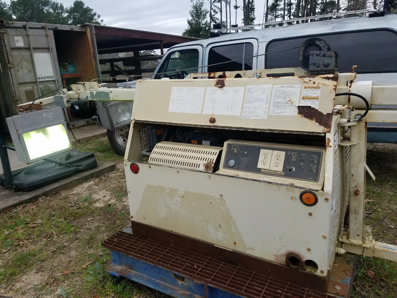 diesel kubota light source power plant