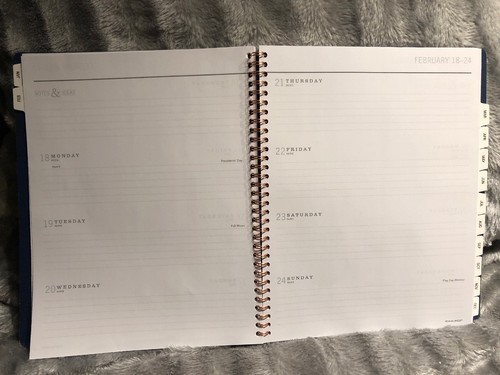 NEW~AT-A-GLANCE 2019 Weekly/Monthly Planner, 8-1/2