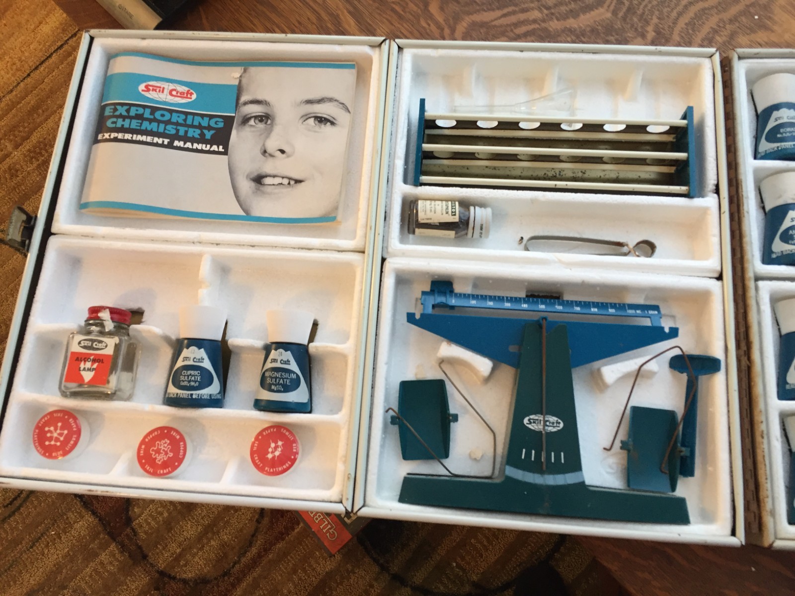 Skil Craft Kid's Chemistry Lab Set VTG 1965 No. 510P Research Playthings Inc.