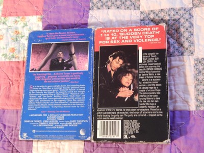 Crimes of Passion + Sudden Death (BETA) LOT of 2 (Anthony Perkins_Frank Runyeon)