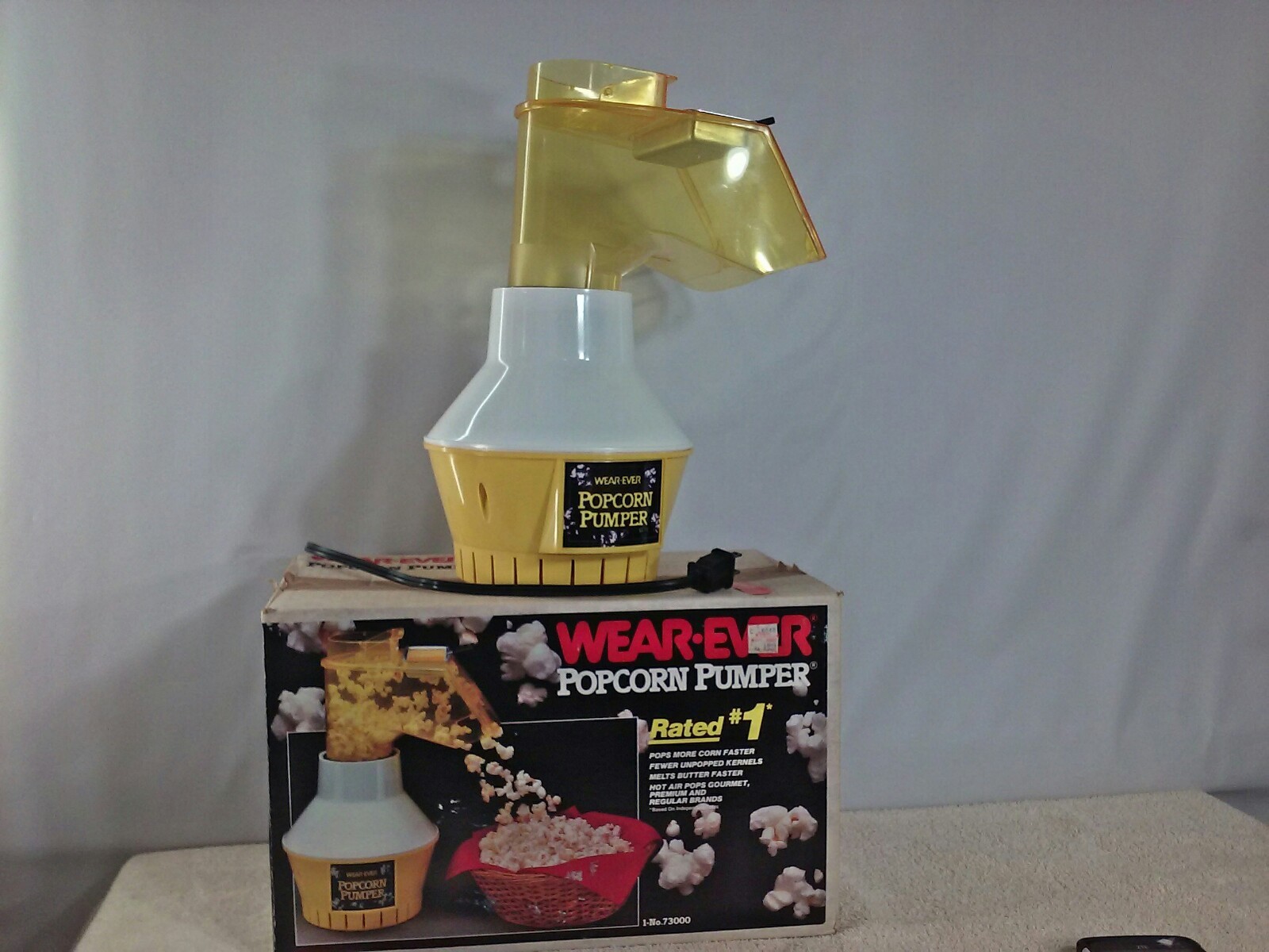 VINTAGE WEAREVER HOT AIR POPCORN PUMPER - POPPER - MAKER & COFFEE BEAN ROASTER