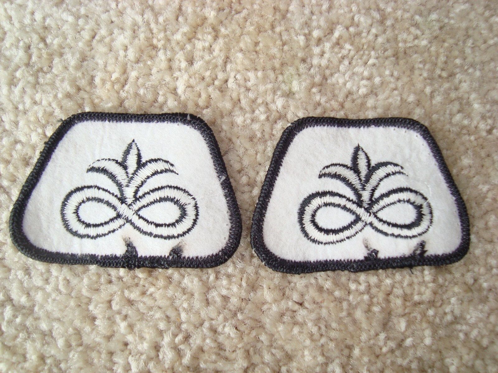 PIONEER SEED & FEED EMBROIDERED PATCH LOT OF 2