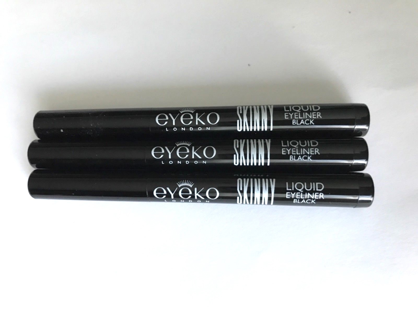 x3 Eyeko Liquid Eyeliner Eye Liner Skinny Lot of 3 Brand new in BOXES