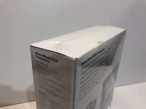 Vintage Apple Software Powerbook Dos Companion Pc Duo 180 Rare Mac