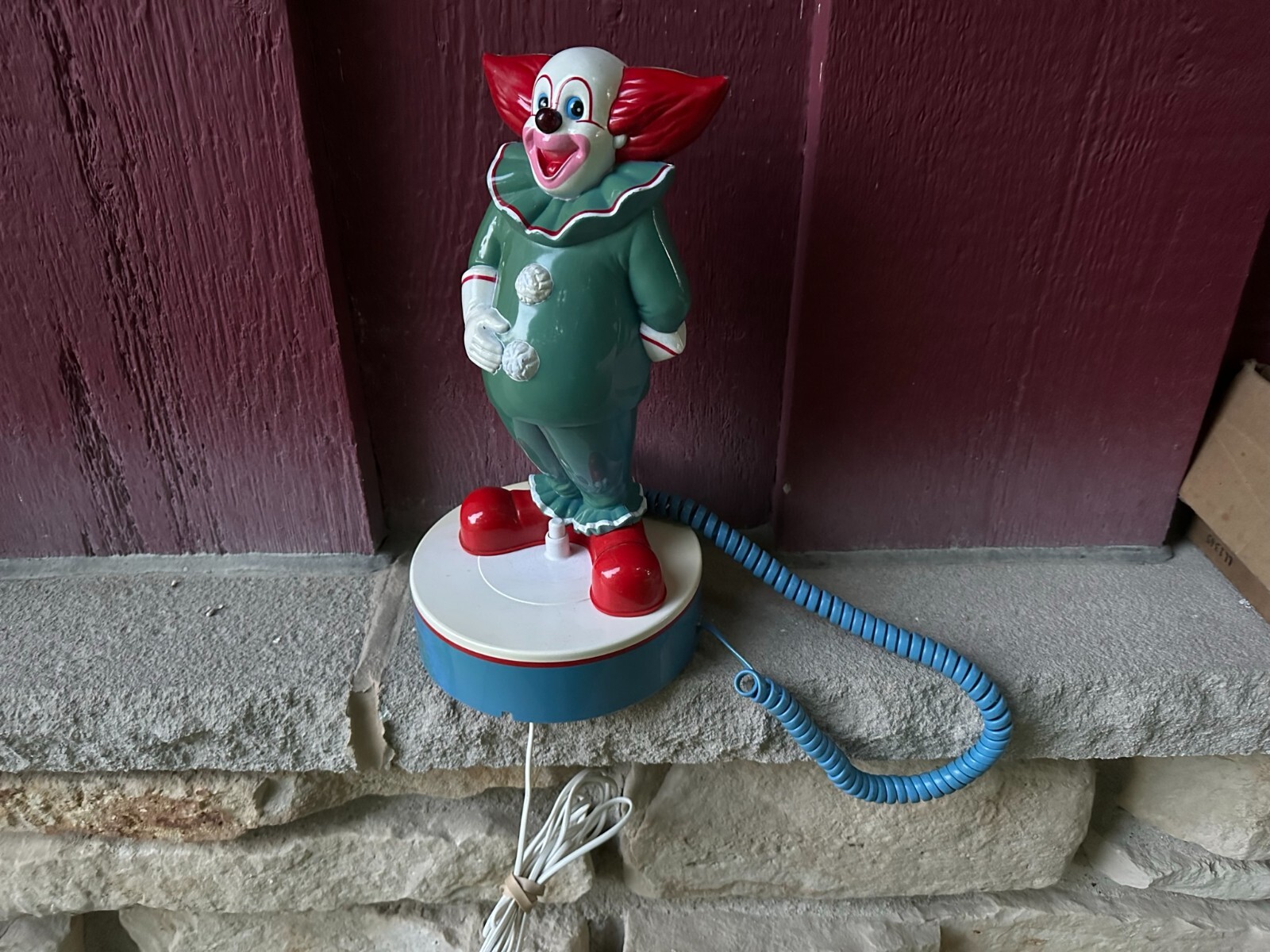 ♪Bozo the Clown/Phone(80s) World Famous Bozo the Clown Novelty Phone - Oldphoneworks
