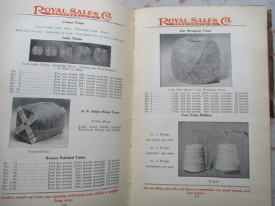 Royal Sales Company Catalog No. 22 from Ca. 1922 - Household, Tinware, Paper Etc
