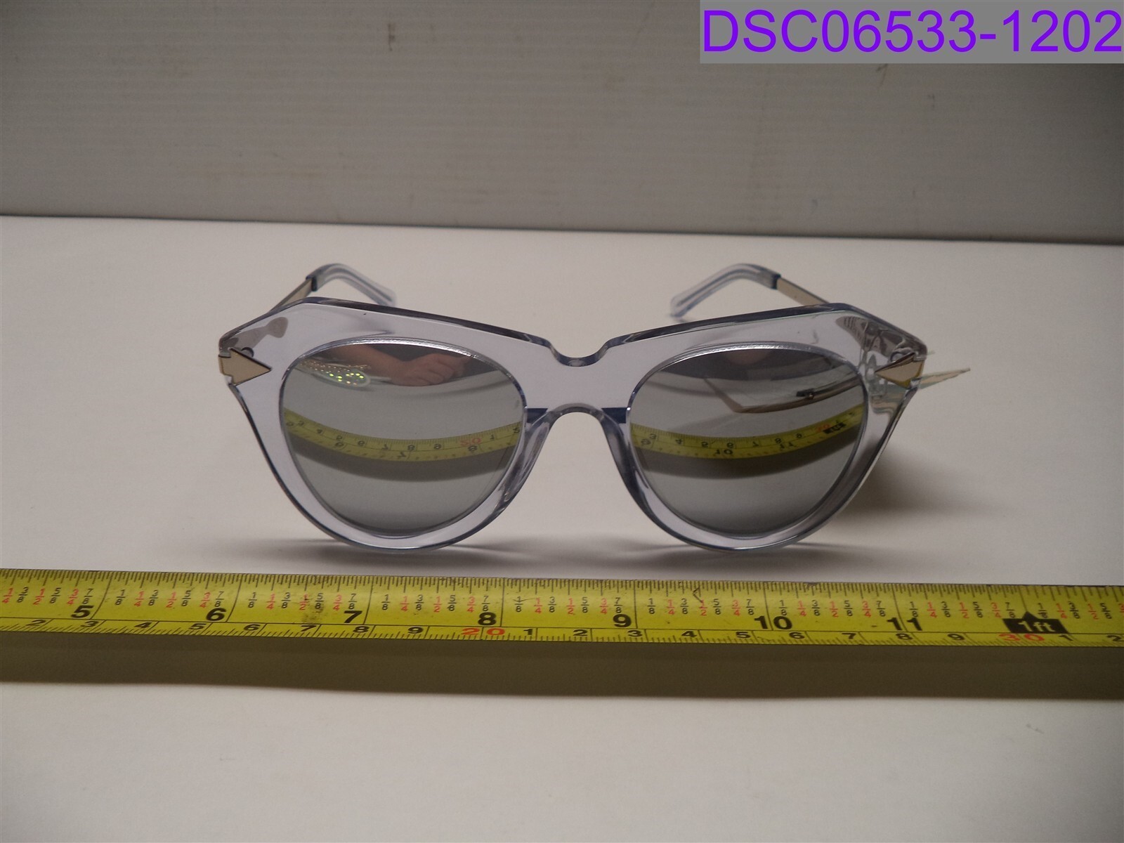 Karen Walker One Star Clear Silver Sunglasses P/N KAS1601504