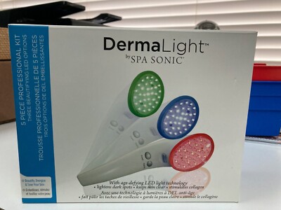 SPA SONIC DERMA LIGHT LED DEVICE FOR: ANTI-AGING, TONING/DARK SPOTS & ACNE 