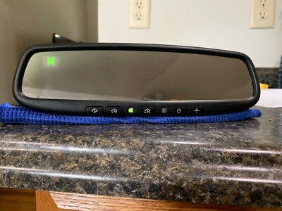 Gentex GHSHL4 AutoDim Compass Rear View Mirror With Backup Camera Homelink V4