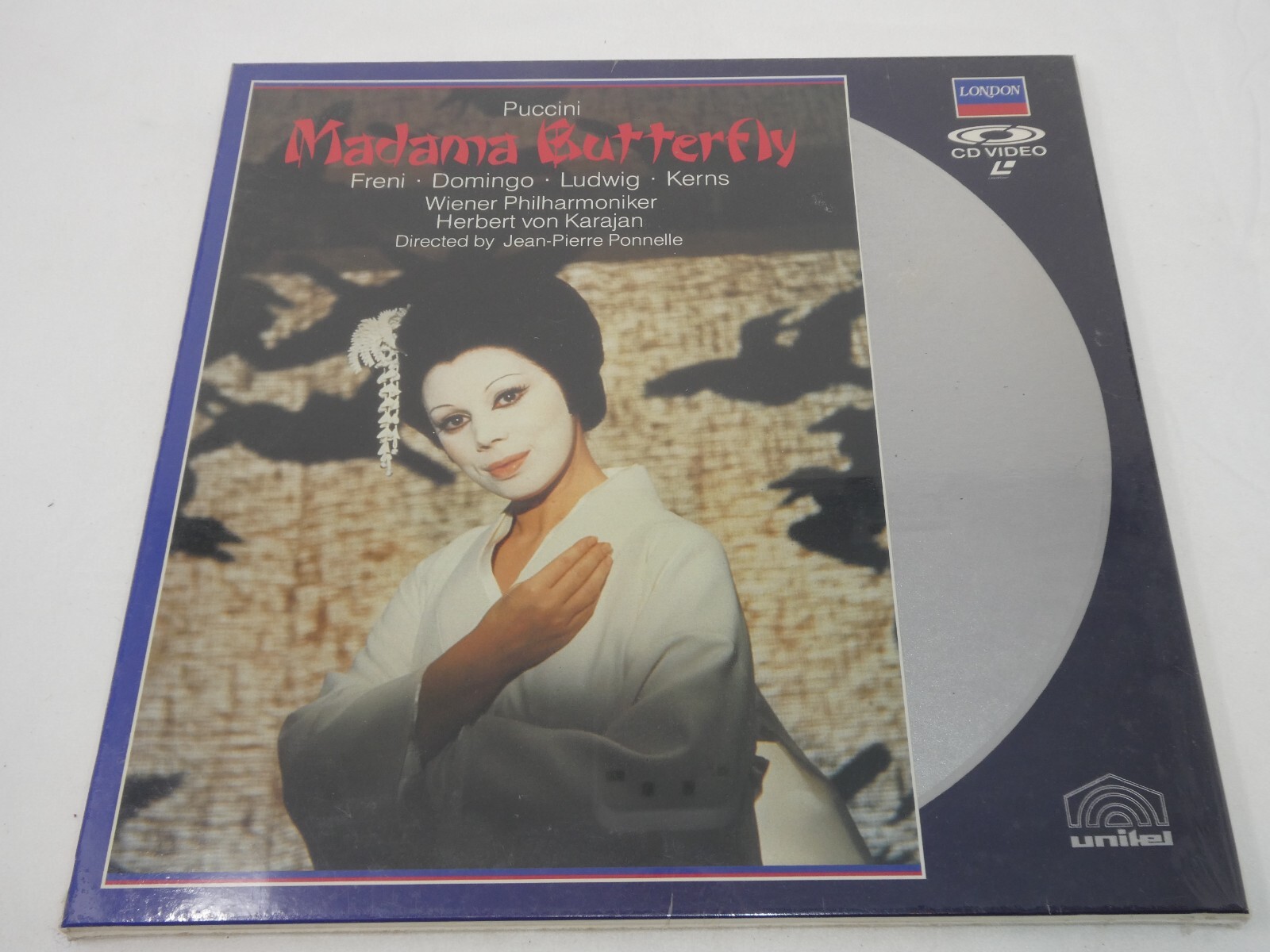 PUCCINI: MADAMA BUTTERFLY VON KARAJAN DOMINGO OPERA CD VIDEO PUCCINI: MADAMA BUTTERFLY VON KARAJAN DOMINGO OPERA CD VIDEO