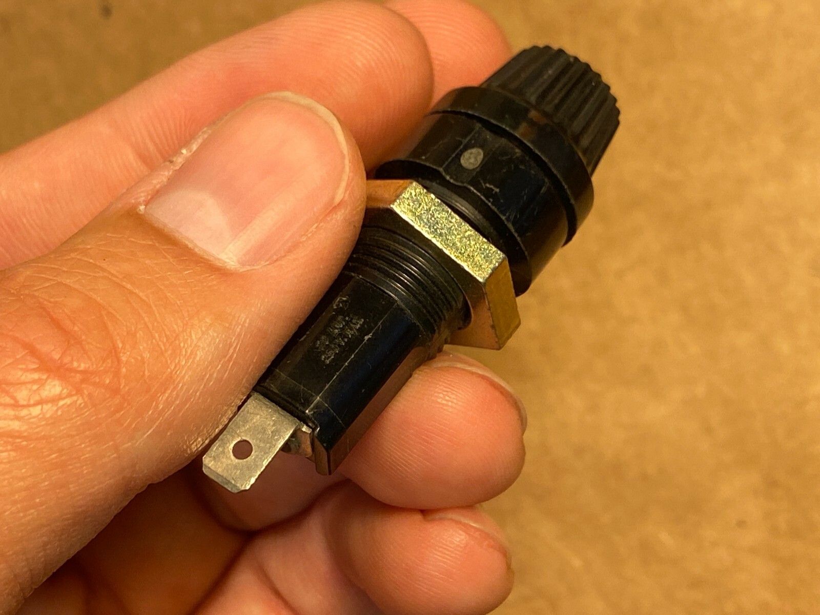 NOS Vintage HH Scott Fuse Holder 1960s Bayonet-style full-size fr tube amplifier