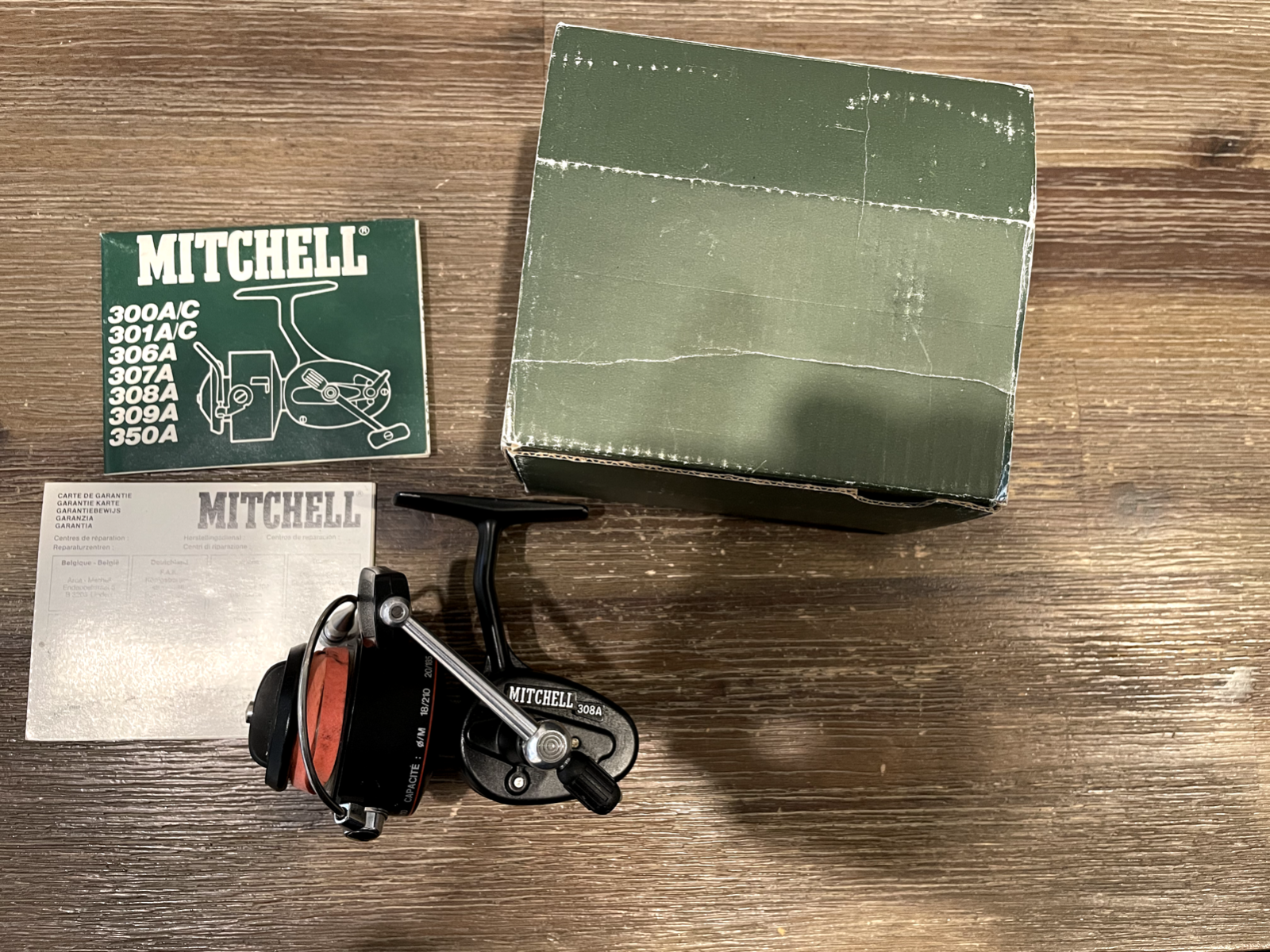 Vintage Mitchell 308A Ultra Light Spinning Reel made in
