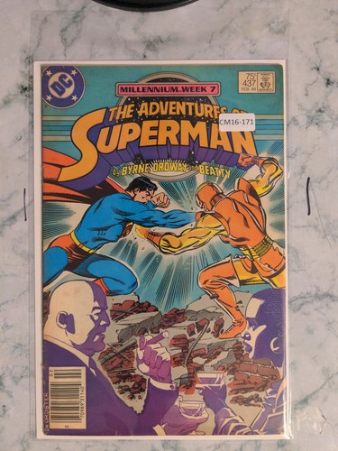 すーぱーまん ADVENTURES OF SUPERMAN #437 VOL. 1 6.0 NEWSSTAND DC COMIC