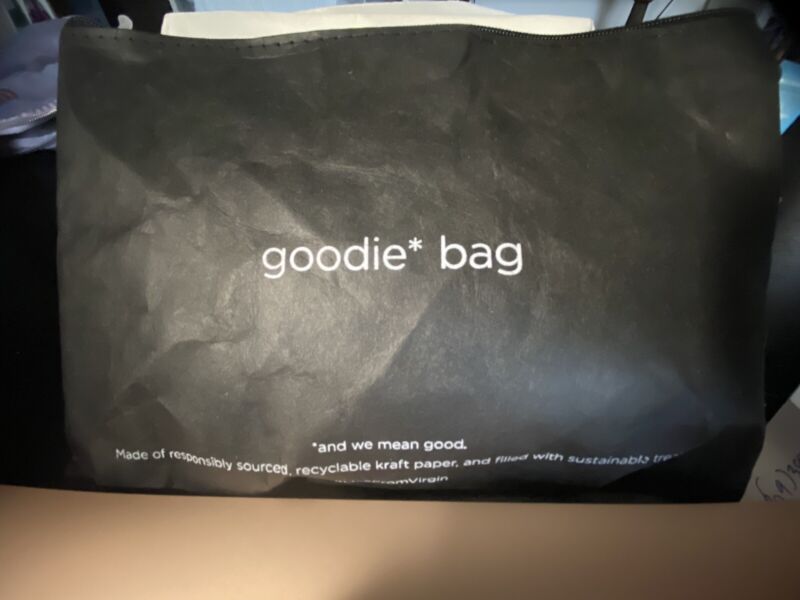 NEW Virgin Atlantic Airlines Upper Class Travel Goodie Bag / Amenity