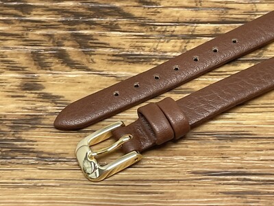 #1 Speidel 8mm Fine Grain Cowhide Genuine Leather Brown Watch Band 247130 Ladies