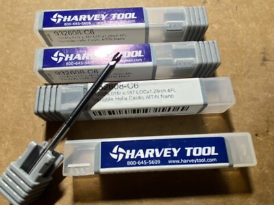 Harvey Tool 932608-C6 Four Units New