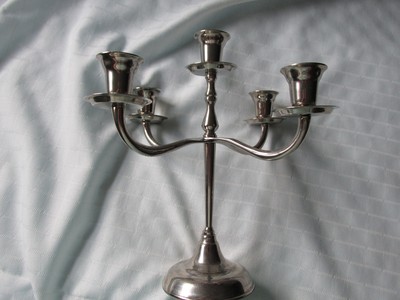 VINTAGE 5 ARM SILVERPLATED CANDLEABRA