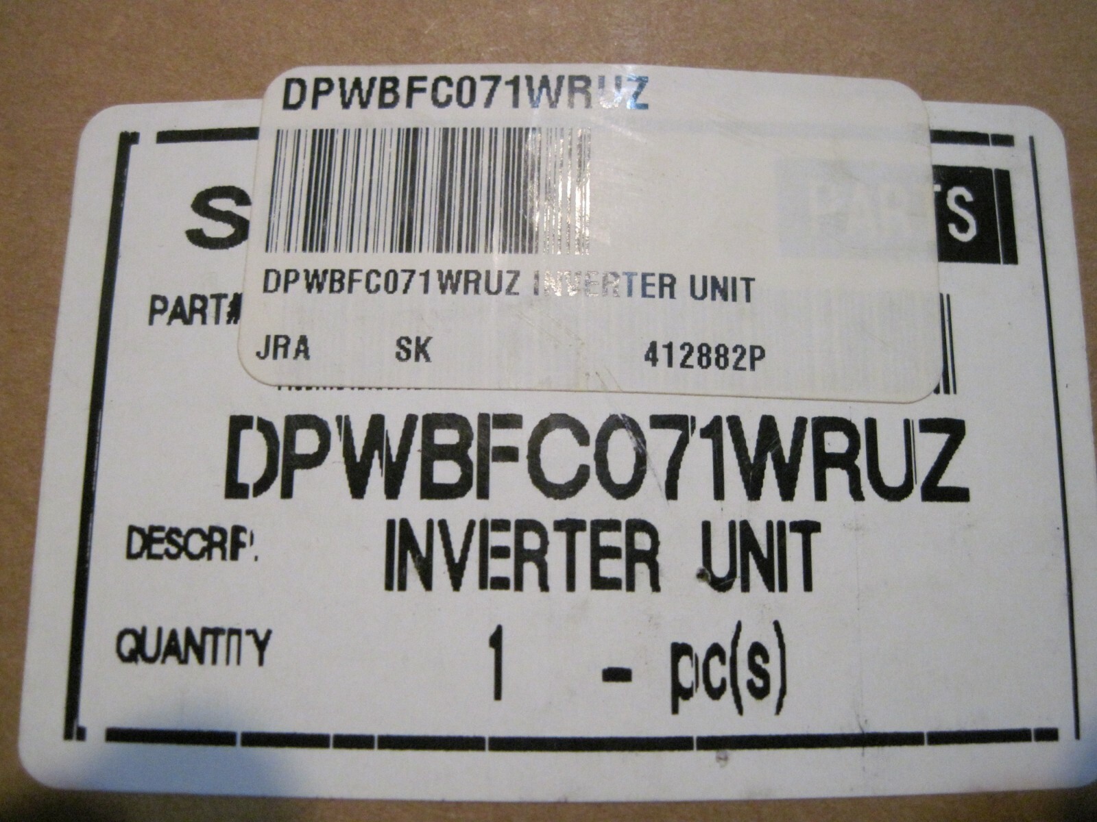 Sharp Microwave Inverter Unit  DPWBFC071WRUZ   # DPWBFC071WRUZ New