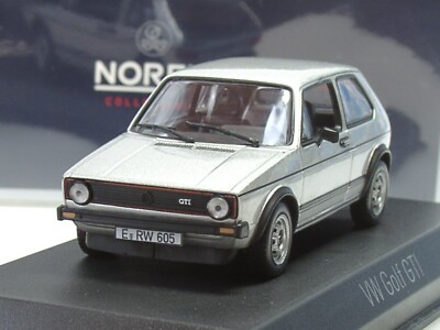 Volkswagen VW Golf I GTI 1976 silber 1:43